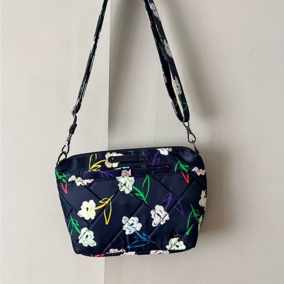 lug Handbags - Lug Flare 2 cross body Floral Quilted Shoulder Bag